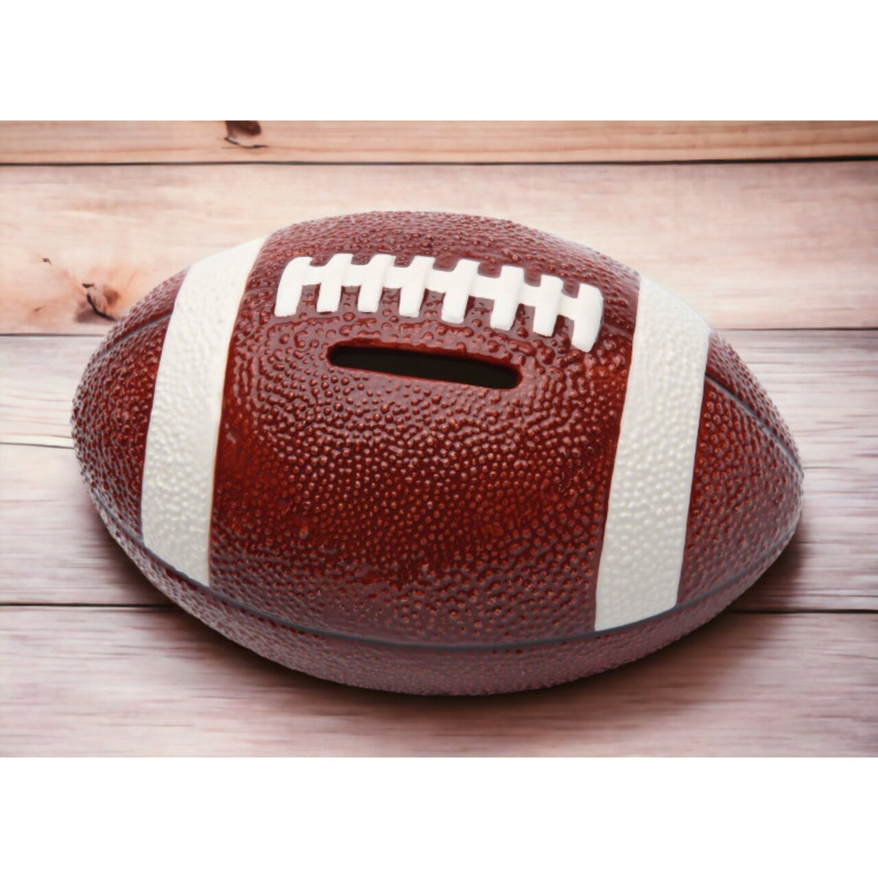 Ceramic Football Piggy Bank High Quality Ceramic Indoor Decor and Gift Idea